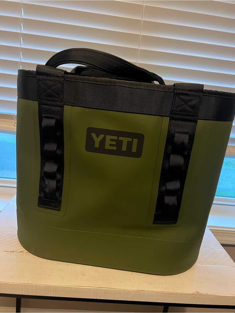 YETI Olive Green and Black Duffel Tote